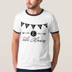 Droom & Grijp je kans Motiverende typografie quo T-shirt