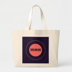 Droom groot — 90s Maximalistische boodschappentas Grote Tote Bag