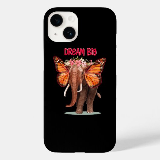 Droom groot als een Inspirerend van een olifant Case-Mate iPhone Case (Achterkant)