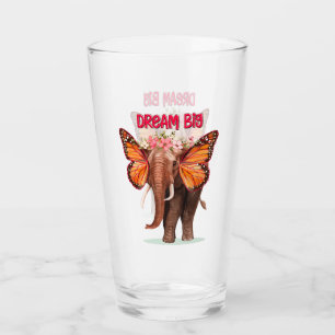 Droom groot als een Inspirerend van een olifant Glas
