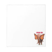 Droom groot als een Inspirerend van een olifant Notitieblok (Voorkant)