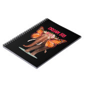 Droom groot als een Inspirerend van een olifant Notitieboek (Linkerzijde)