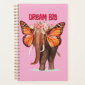 Droom groot als een Inspirerend van een olifant Planner (Voorkant)