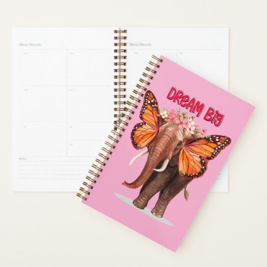 Droom groot als een Inspirerend van een olifant Planner (Display)