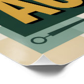 Droom groot, begin klein, handel nu perfect poster (Hoek)