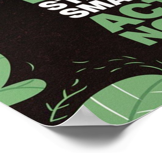 Droom groot. Begin klein. Nu handelen Poster (Hoek)