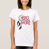 Droom groot bereiken meer inspirerende offerte gra t-shirt (Voorkant)