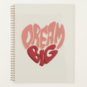 Droom groot: betekenisvol Gezegde voor succes Planner (Voorkant)