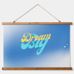Droom Groot blauw Hangend Wandkleed