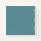 Droom groot: Blauw hart van succes Notitieboek (Achterkant)
