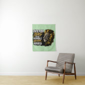 Droom groot Blijf nederig Werk hard – Motiverend Wandkleed (In situ)