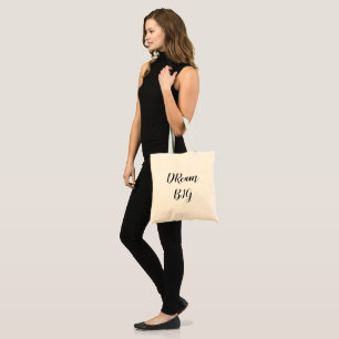 Droom Groot Boodschappentas Inspirerend Spreuk C Tote Bag