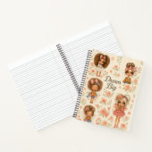 Droom groot Chibi Girls Dagboek Notitieboek (Binnen)