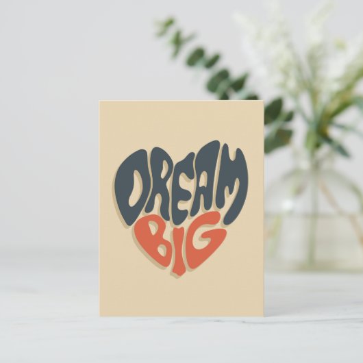 Droom groot: Cool Gefeliciteerd met Afstuderen Briefkaart (Staand voorkant)