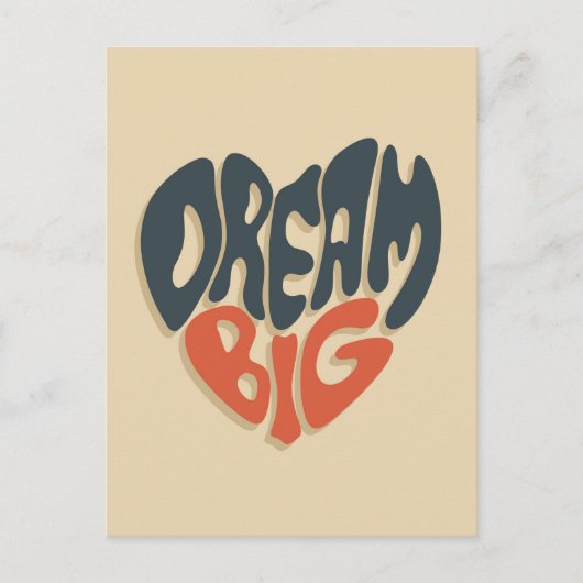 Droom groot: Cool Gefeliciteerd met Afstuderen Briefkaart (Voorkant)