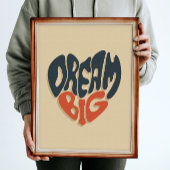 Droom groot: Cool Gefeliciteerd met Afstuderen Poster