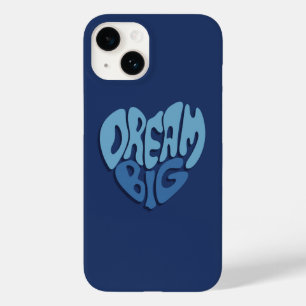 Droom groot: donkere ruimte-blauw citaat Case-Mate iPhone 14 hoesje