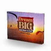 Droom groot en durf te falen fotoblokken (Rechts)