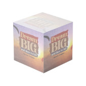 Droom groot en durf te falen kubus (Achter hoekig)