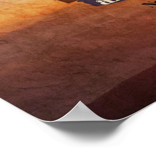 Droom groot en durf te falen poster (Hoek)