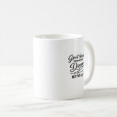 Droom groot en ga dan naar bed Funny Quote Koffiemok (Voorkant rechts)
