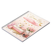 Droom Groot Esthetisch Notitieboek 💖 Mooie Roze D (Linkerzijde)