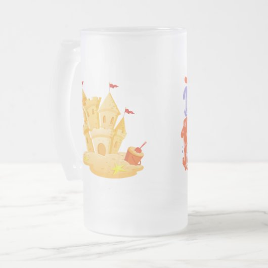 Droom groot frosted mok (Voorkant links)