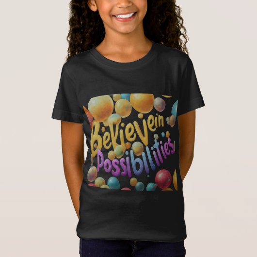 Droom groot, geloof vet t-shirt (Voorkant)