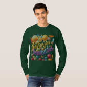 Droom groot, geloof vet t-shirt (Voorkant volledig)