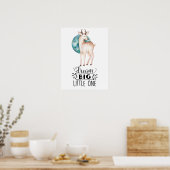Droom groot herten nursery kunst poster (Keuken)