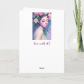 Droom groot, Inspirerend citaat voor dochter Kaart (Achterkant)