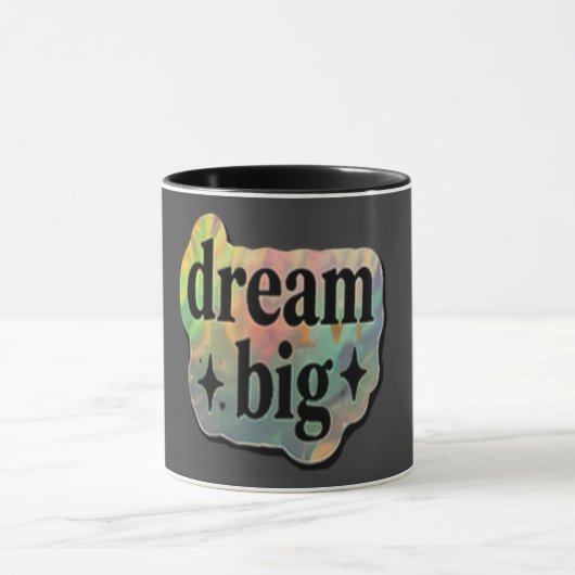 Droom groot Inspirerend – Motiverende koffie Mok (Midden)