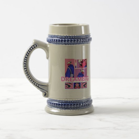 Droom groot keramische koffiemok bierpul (Links)