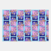 DROOM GROOT KERSTRENDIER door Jeff Willis Art Inpakpapier Vel (Voorkant 2)