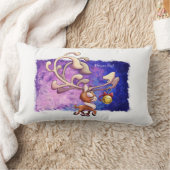 DROOM GROOT KERSTRENDIER door Jeff Willis Art Kussen (Deken)