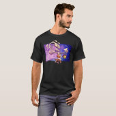 DROOM GROOT KERSTRENDIER door Jeff Willis Art T-shirt (Voorkant volledig)