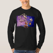 DROOM GROOT KERSTRENDIER door Jeff Willis Art T-shirt (Voorkant)