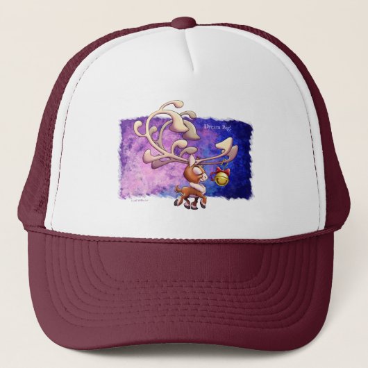 DROOM GROOT KERSTRENDIER door Jeff Willis Art Trucker Pet (Voorkant)