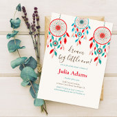 Droom groot klein baby shower kaart