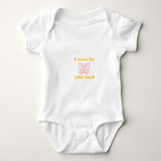 Droom groot kleine baby Onesie Romper (Voorkant)
