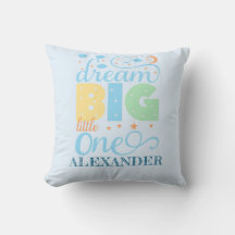 Droom Groot Kleine Blauwe Baby Jongen 1e Verjaarda