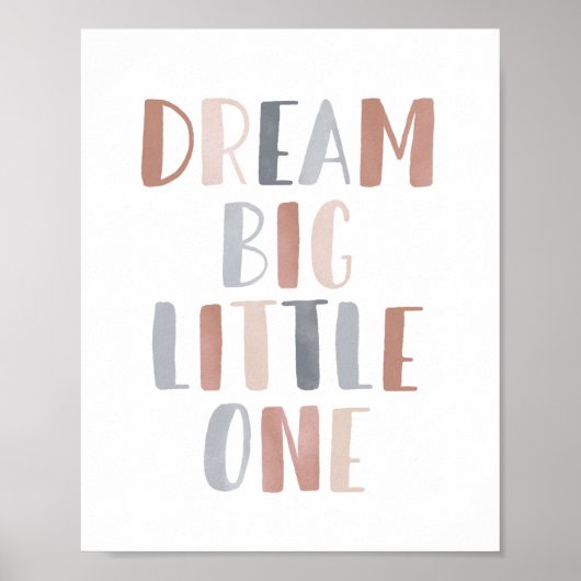 Droom Groot Kleine Boho Kinderkamer Decor Poster (Voorkant)