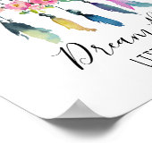 Droom groot kleine droomvanger babykamer poster (Hoek)