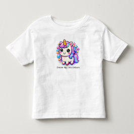 Droom Groot Kleine Eenhoorn – Kawaii Peuter Meisje Kinder Shirts