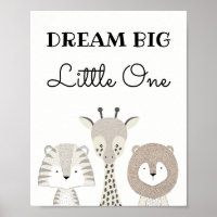 Droom groot kleine jungle safari kinderkamer kunst