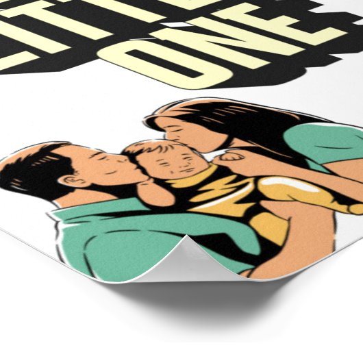 Droom groot kleine kinderenposter poster (Hoek)