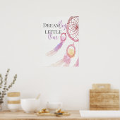 "Droom groot kleine " Kinderkamer Poster (Keuken)