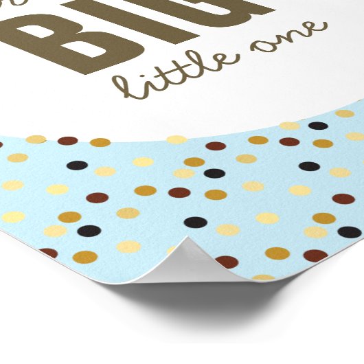 Droom groot kleine kleintje kinderkamer muur kunst poster (Hoek)