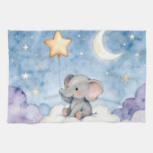 Droom groot kleine olifant theedoek (Horizontaal)