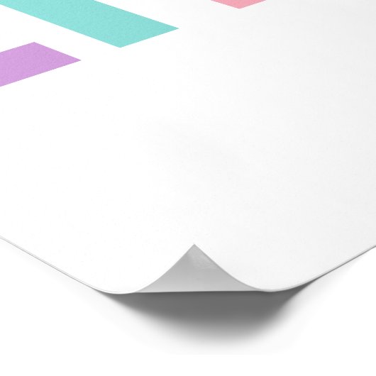 Droom groot kleine poster voor kinderen (Hoek)